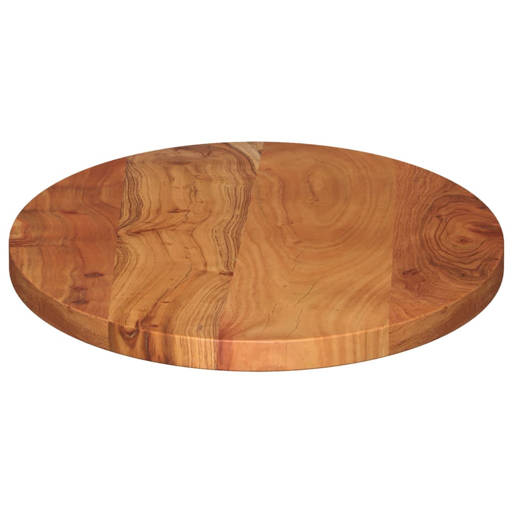 Tischplatte 140x60x2,5 cm Oval Massivholz Akazie