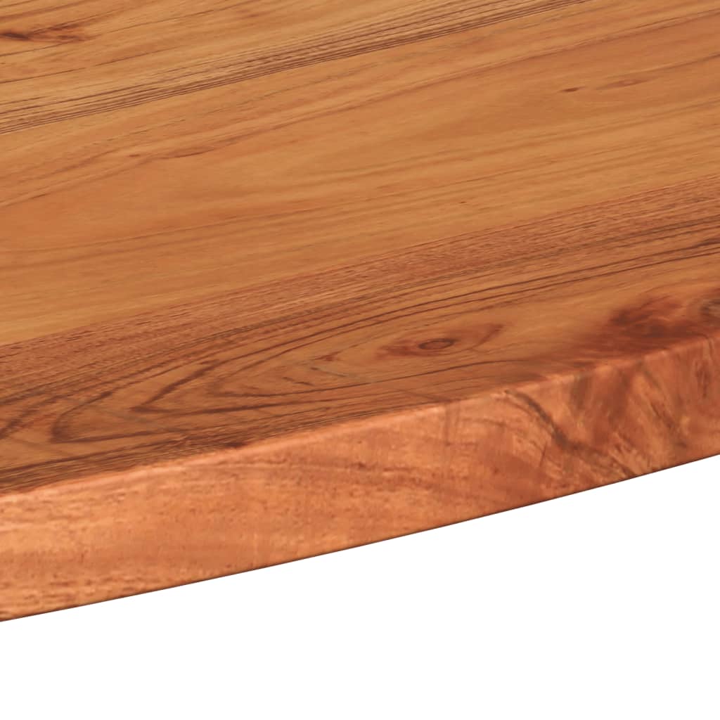 Tischplatte 140x60x2,5 cm Oval Massivholz Akazie
