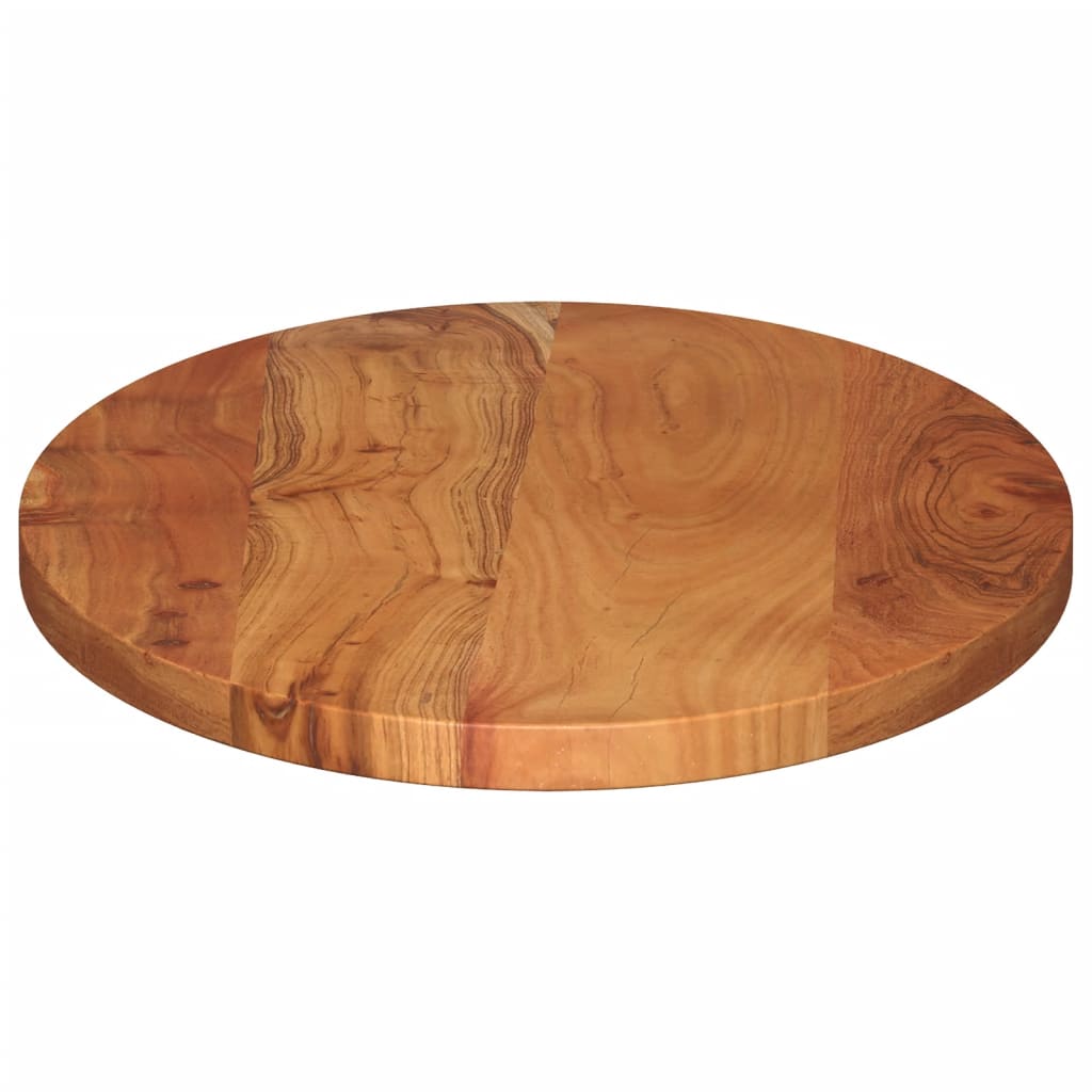 Tischplatte 110x50x3,8 cm Oval Massivholz Akazie