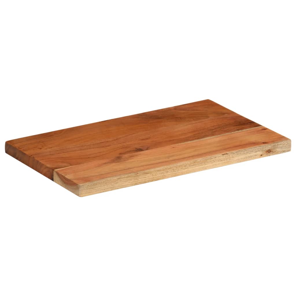 Tischplatte 60x40x2,5 cm Rechteckig Massivholz Akazie