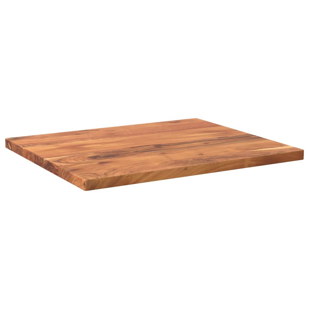 Tischplatte 60x50x2,5 cm Rechteckig Massivholz Akazie