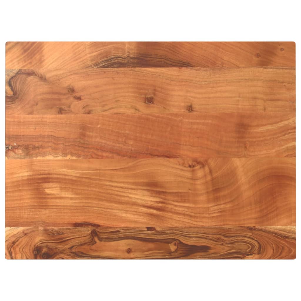 Tischplatte 70x60x2,5 cm Rechteckig Massivholz Akazie