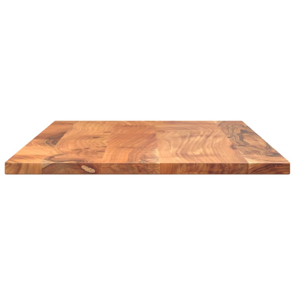 Tischplatte 80x60x2,5 cm Rechteckig Massivholz Akazie