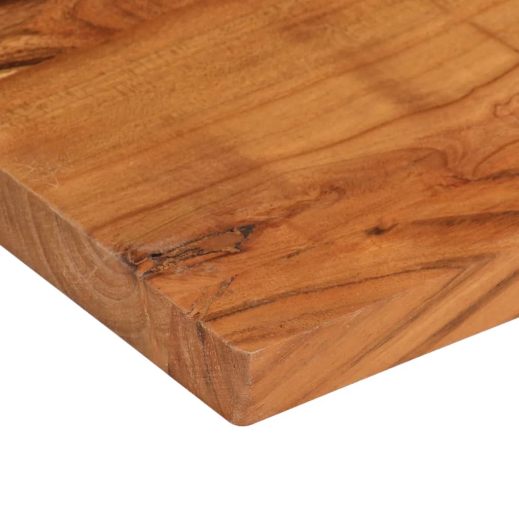 Tischplatte 80x60x2,5 cm Rechteckig Massivholz Akazie