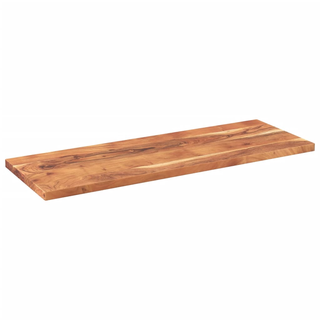 Tischplatte 140x60x2,5 cm Rechteckig Massivholz Akazie