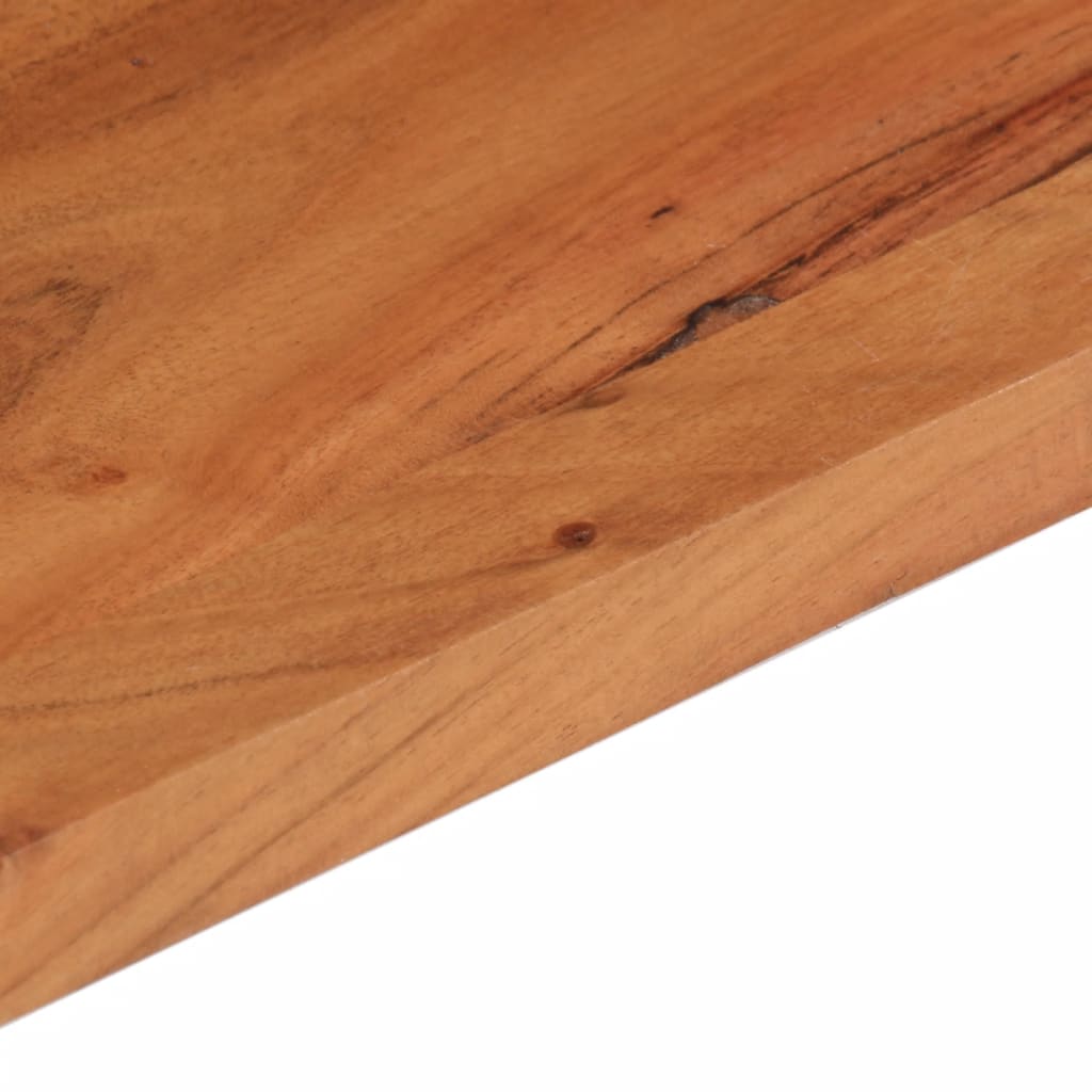 Tischplatte 140x60x2,5 cm Rechteckig Massivholz Akazie