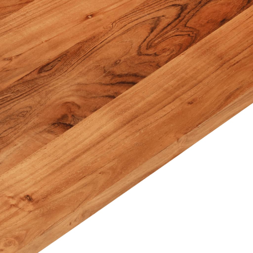 Tischplatte 70x70x2,5 cm Quadratisch Massivholz Akazie