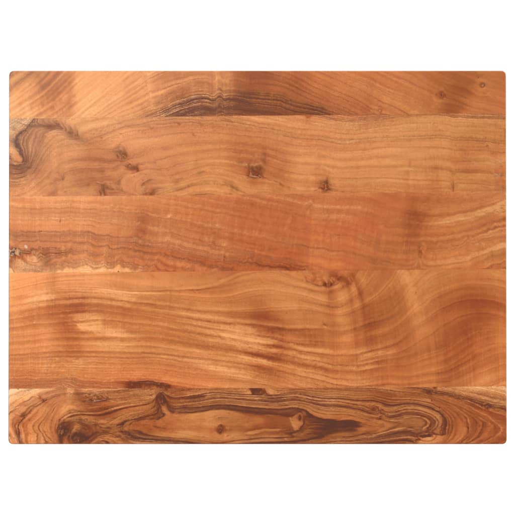 Tischplatte 90x70x2,5 cm Rechteckig Massivholz Akazie