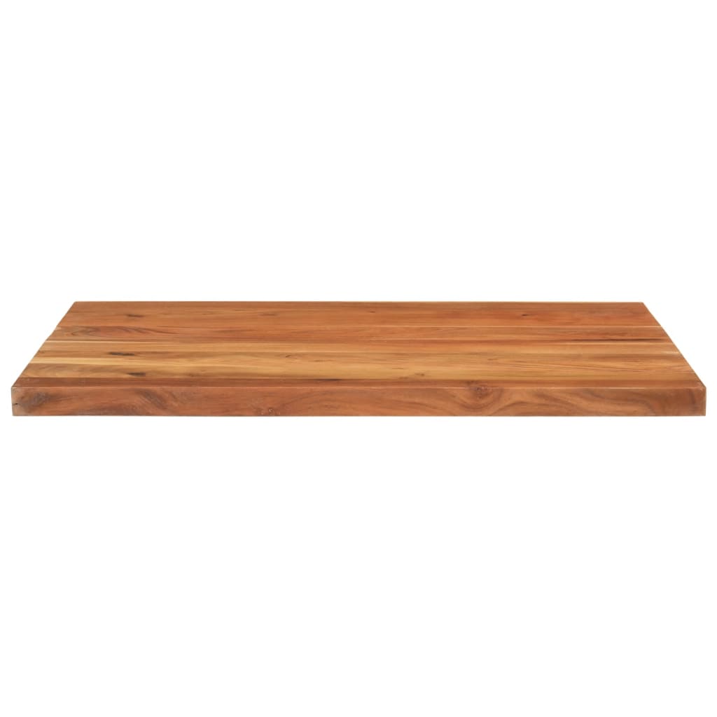 Tischplatte 100x80x2,5 cm Rechteckig Massivholz Akazie