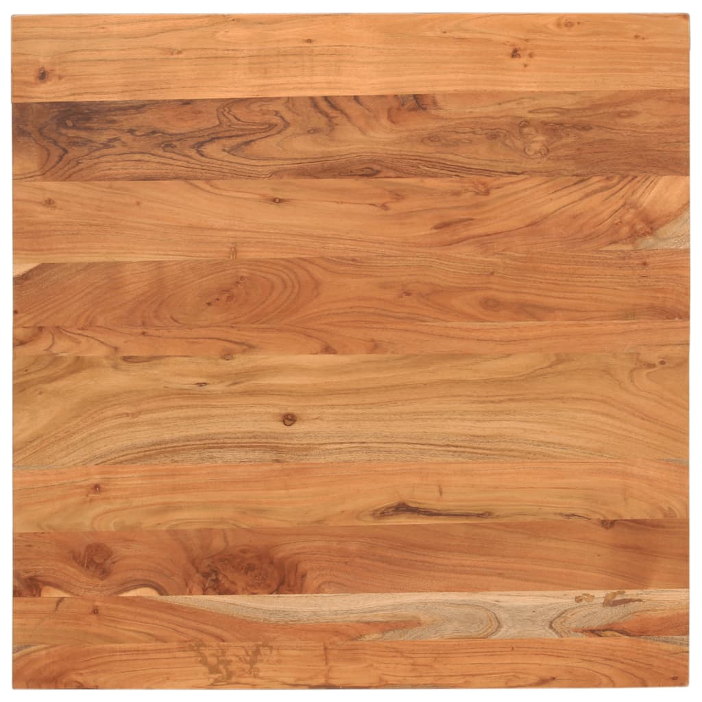 Tischplatte 90x90x2,5 cm Quadratisch Massivholz Akazie