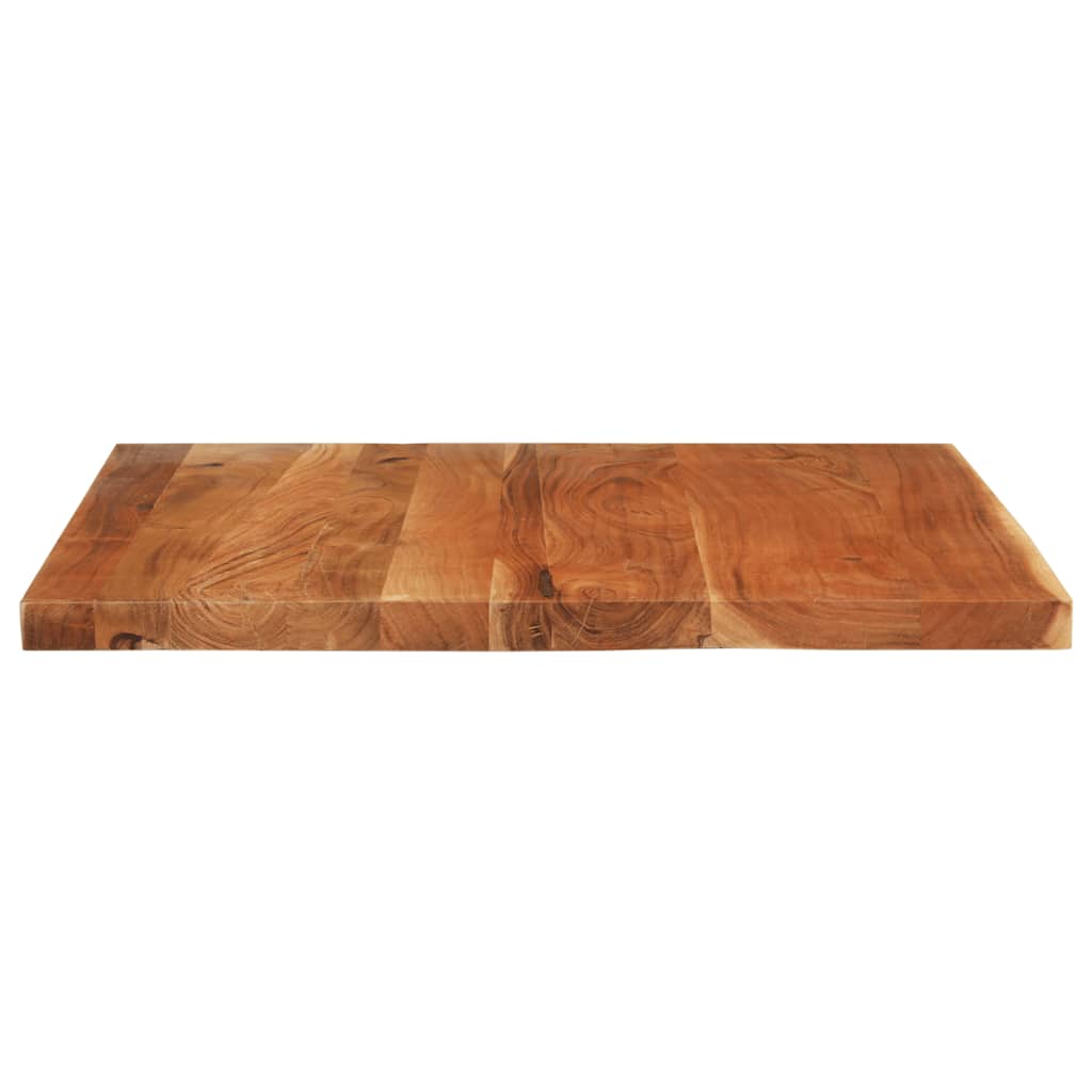 Tischplatte 110x80x3,8 cm Rechteckig Massivholz Akazie