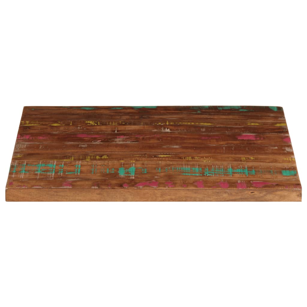Tischplatte 80x80x1,5 cm Quadratisch Altholz Massiv