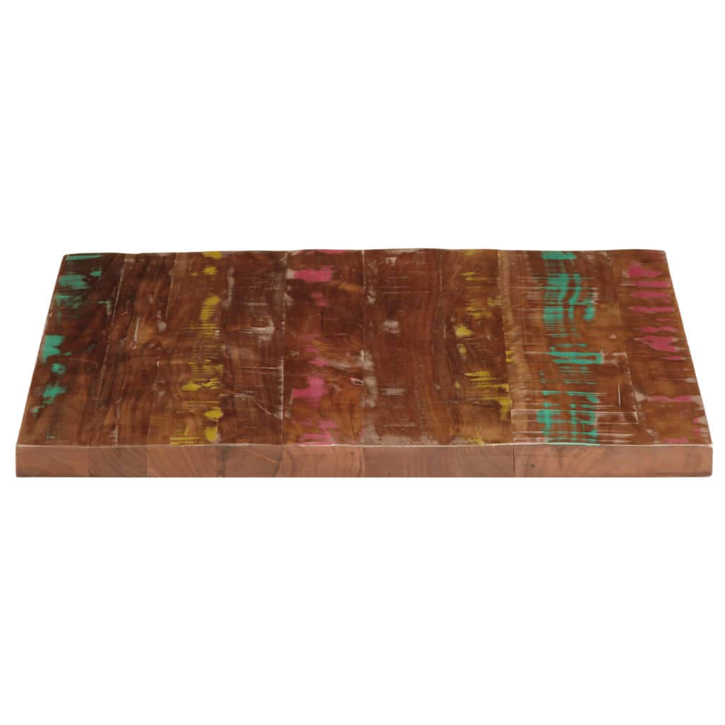 Tischplatte 80x80x1,5 cm Quadratisch Altholz Massiv