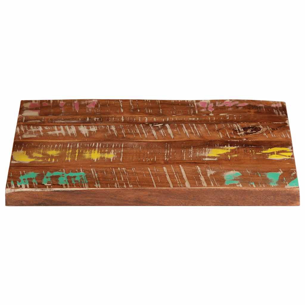 Tischplatte 50x50x3,8 cm Quadratisch Altholz Massiv