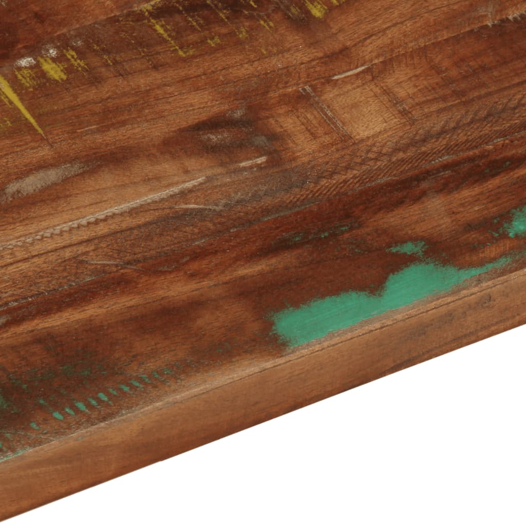 Tischplatte 80x50x3,8 cm Rechteckig Altholz Massiv