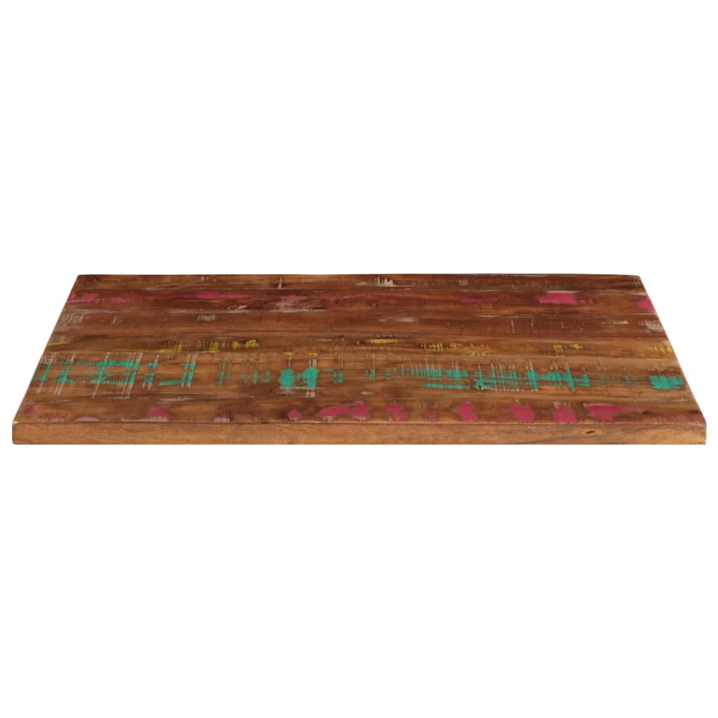 Tischplatte 90x50x3,8 cm Rechteckig Altholz Massiv