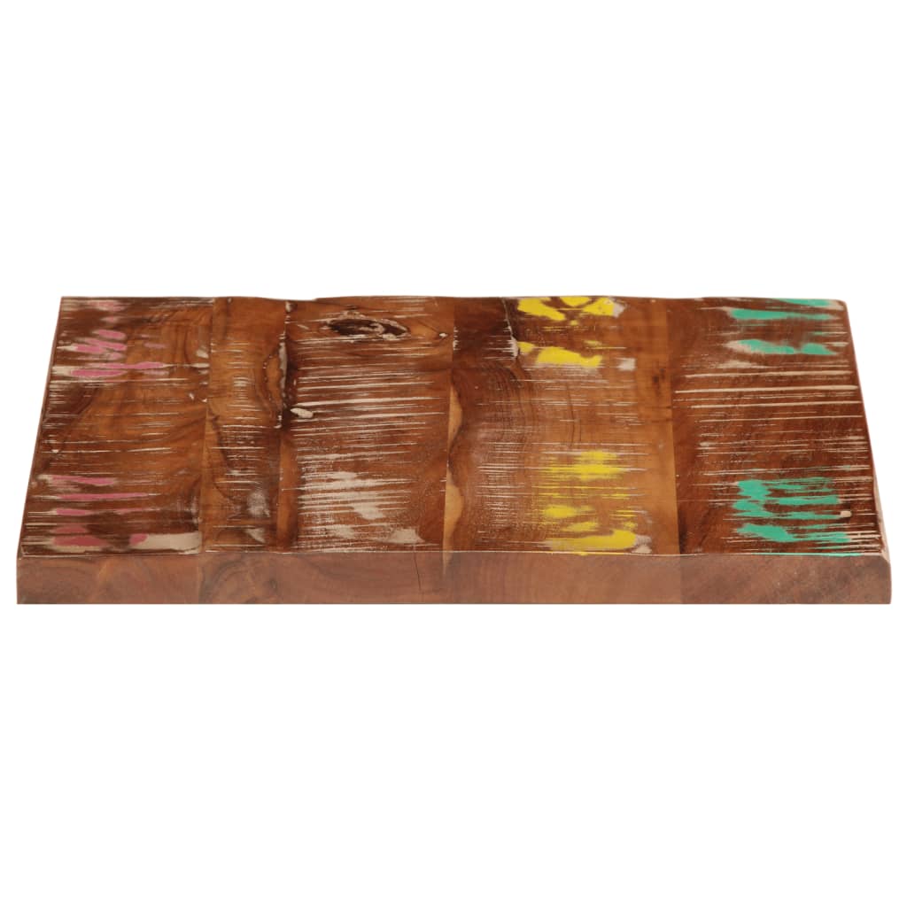 Tischplatte 60x60x3,8 cm Quadratisch Altholz Massiv
