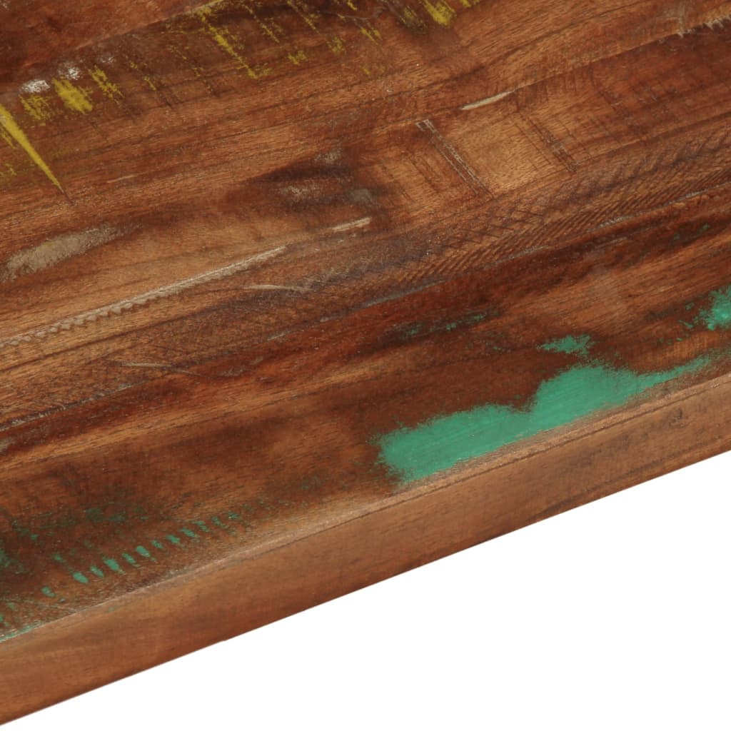 Tischplatte 90x60x3,8 cm Rechteckig Altholz Massiv