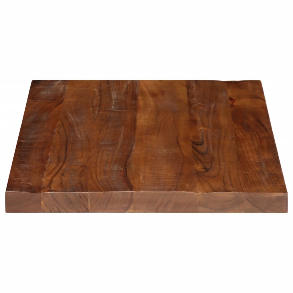 Tischplatte 80x60x2,5 cm Rechteckig Altholz Massiv