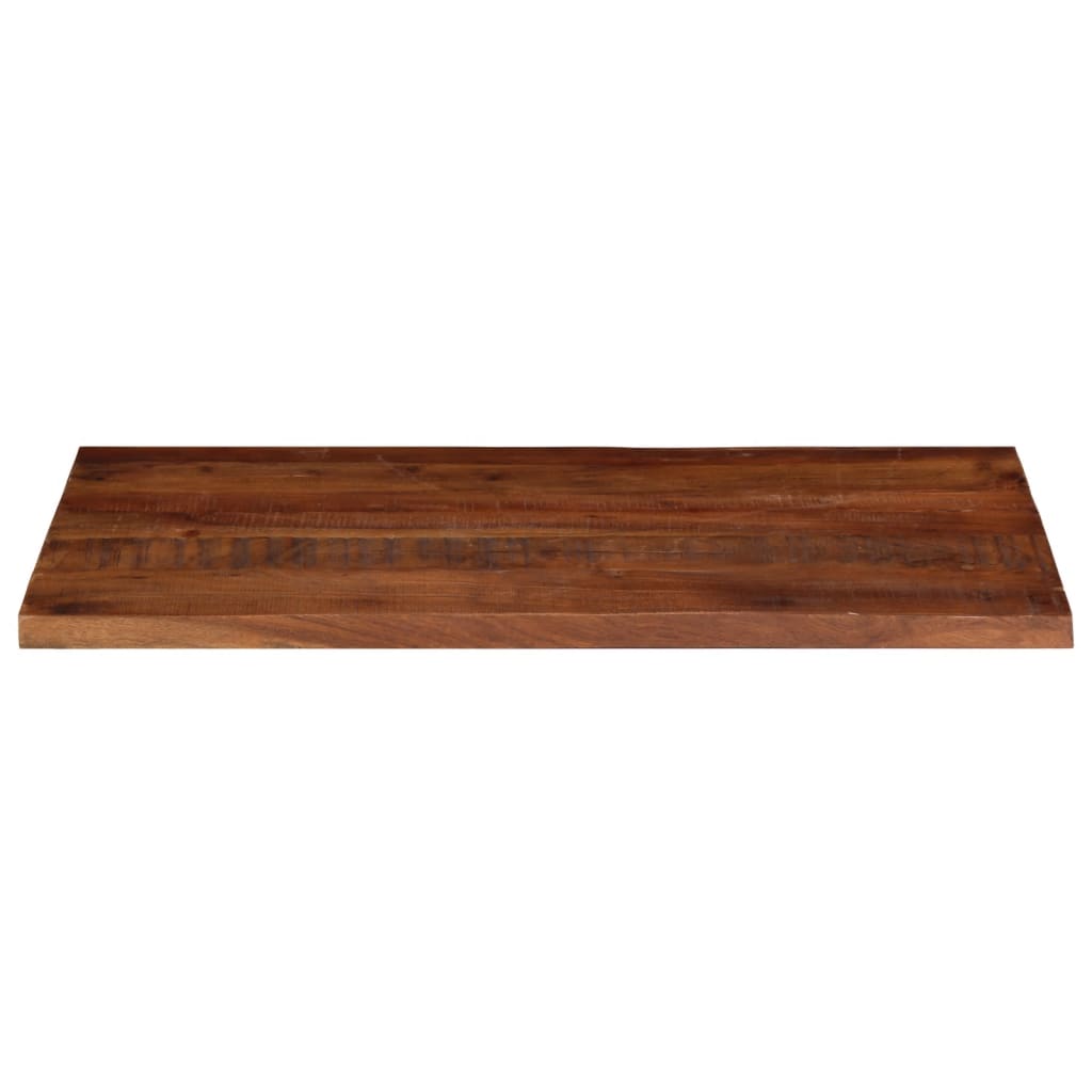 Tischplatte 100x70x2,5 cm Rechteckig Altholz Massiv