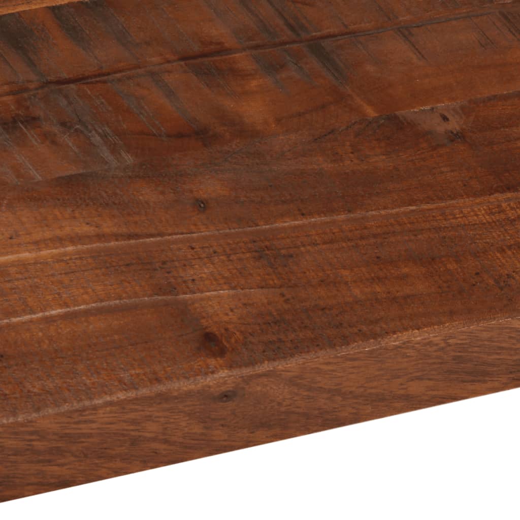Tischplatte 100x70x2,5 cm Rechteckig Altholz Massiv