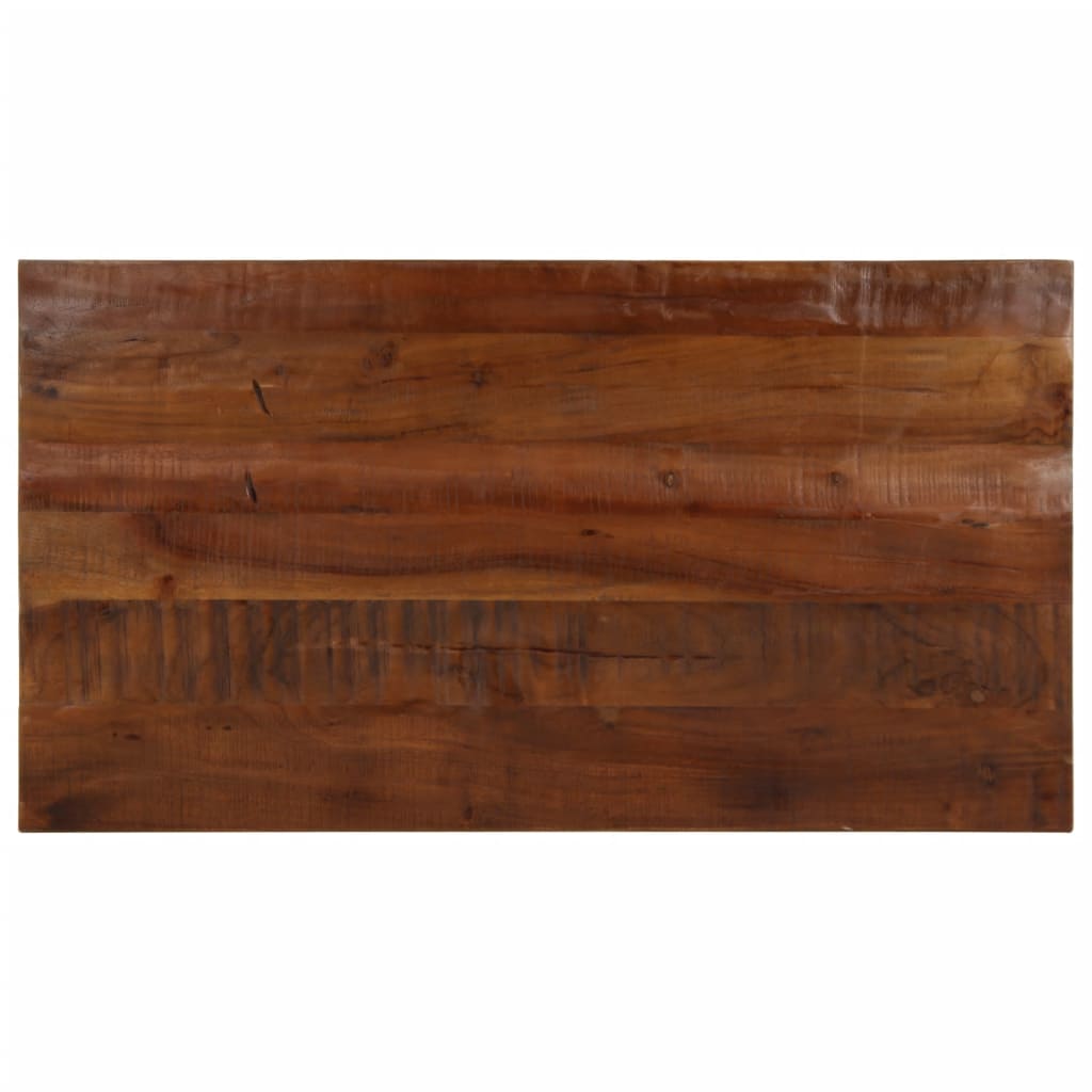 Tischplatte 120x70x2,5 cm Rechteckig Altholz Massiv