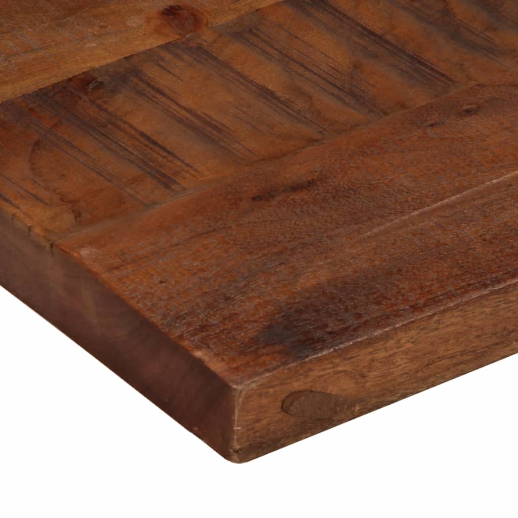 Tischplatte 120x70x2,5 cm Rechteckig Altholz Massiv