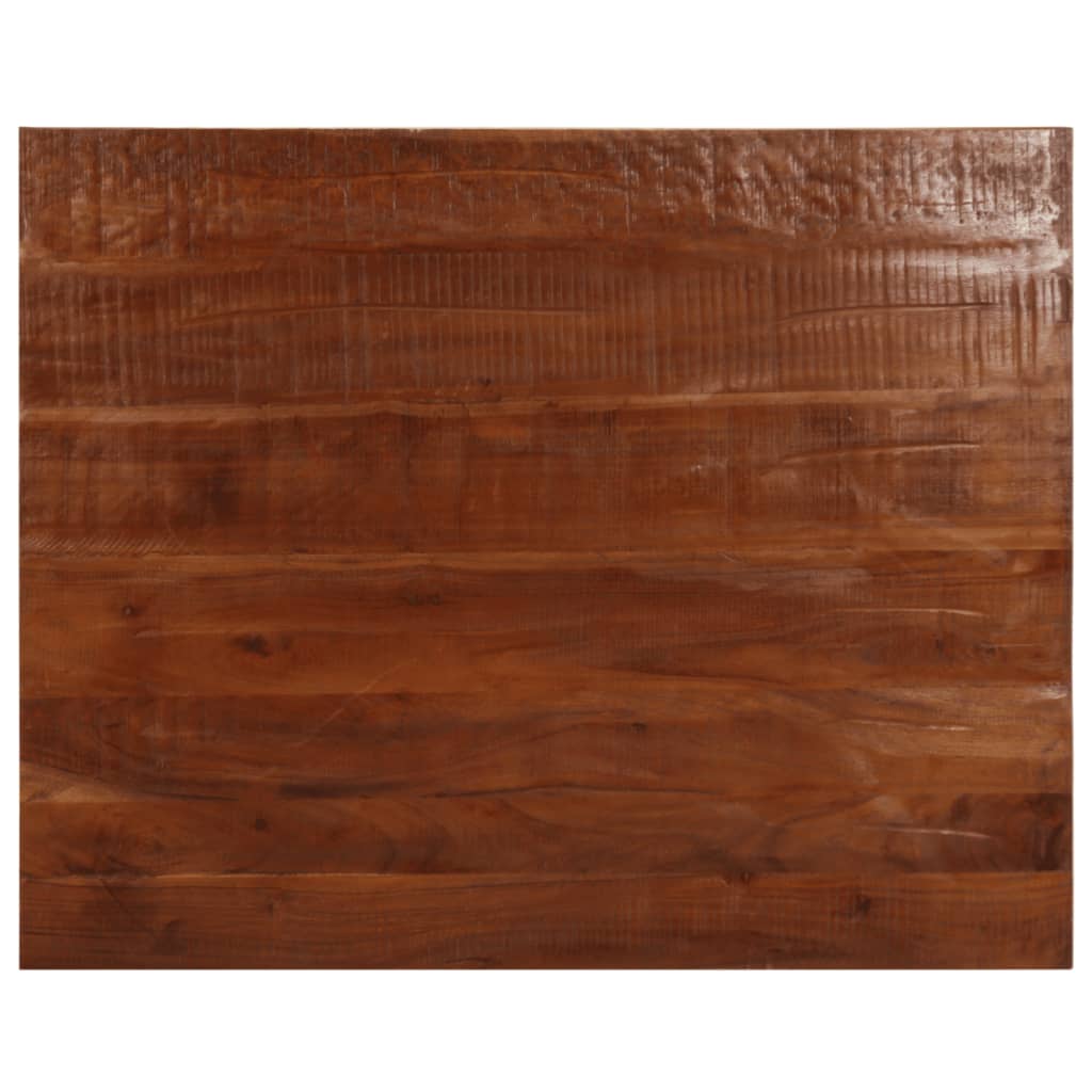 Tischplatte 90x80x2,5 cm Rechteckig Altholz Massiv