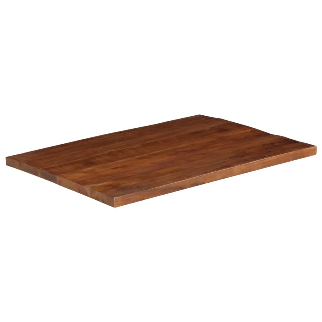 Tischplatte 90x80x2,5 cm Rechteckig Altholz Massiv