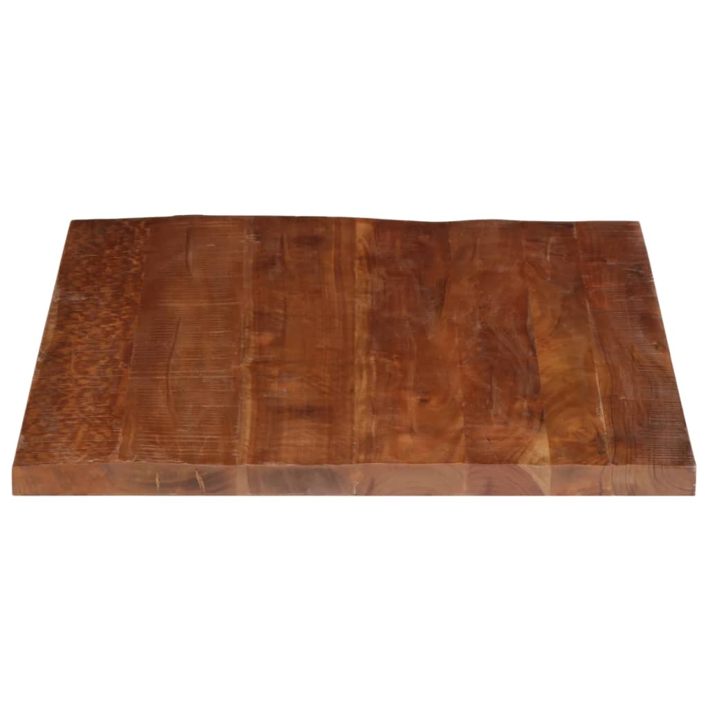 Tischplatte 90x80x2,5 cm Rechteckig Altholz Massiv