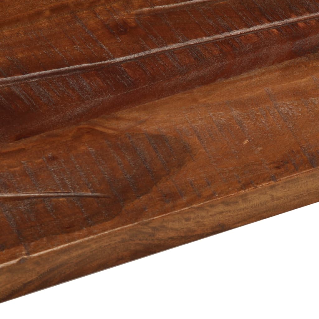 Tischplatte 90x80x2,5 cm Rechteckig Altholz Massiv