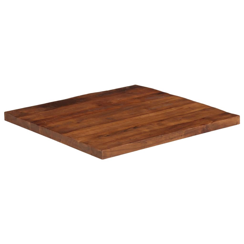 Tischplatte 90x90x2,5 cm Quadratisch Altholz Massiv
