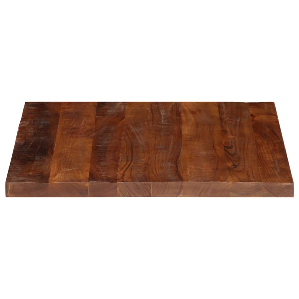 Tischplatte 90x90x2,5 cm Quadratisch Altholz Massiv