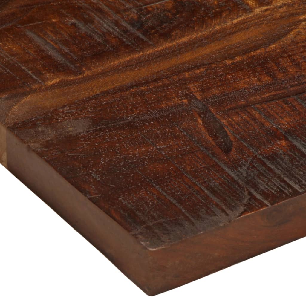Tischplatte 60x20x3,8 cm Rechteckig Altholz Massiv