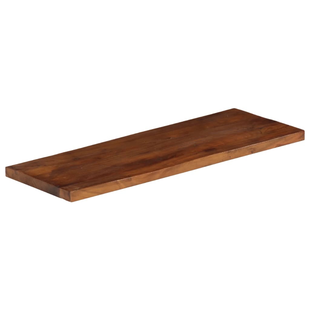 Tischplatte 80x20x3,8 cm Rechteckig Altholz Massiv