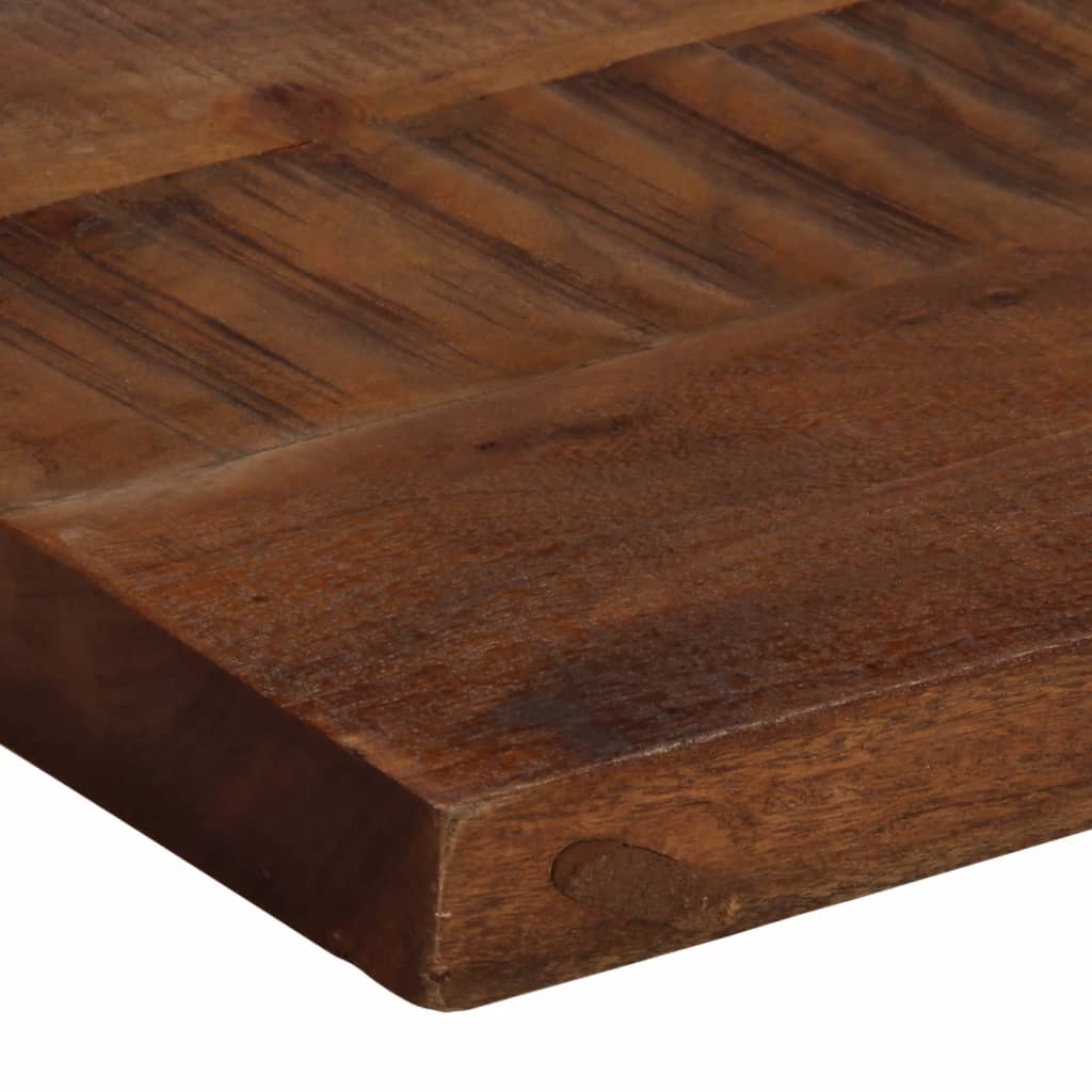 Tischplatte 100x20x3,8 cm Rechteckig Altholz Massiv