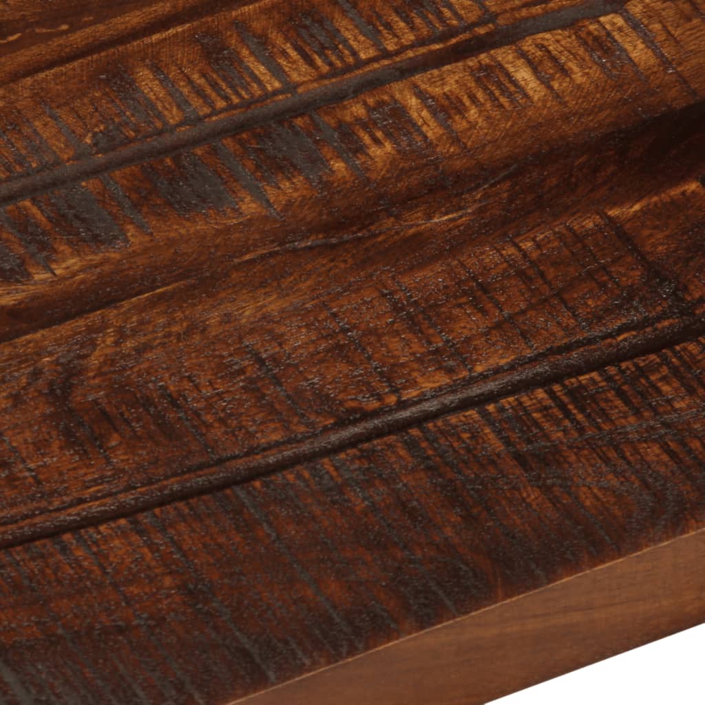 Tischplatte 60x30x3,8 cm Rechteckig Altholz Massiv