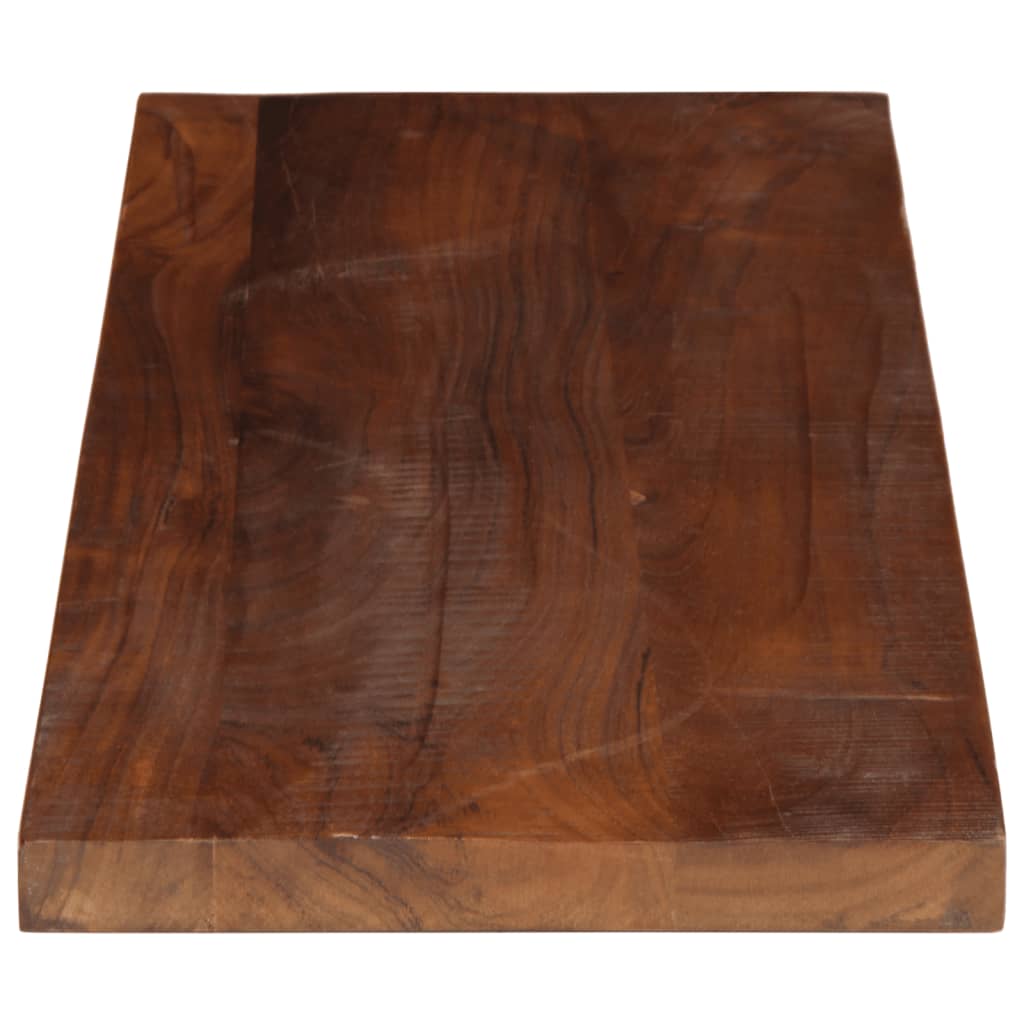 Tischplatte 80x30x3,8 cm Rechteckig Altholz Massiv