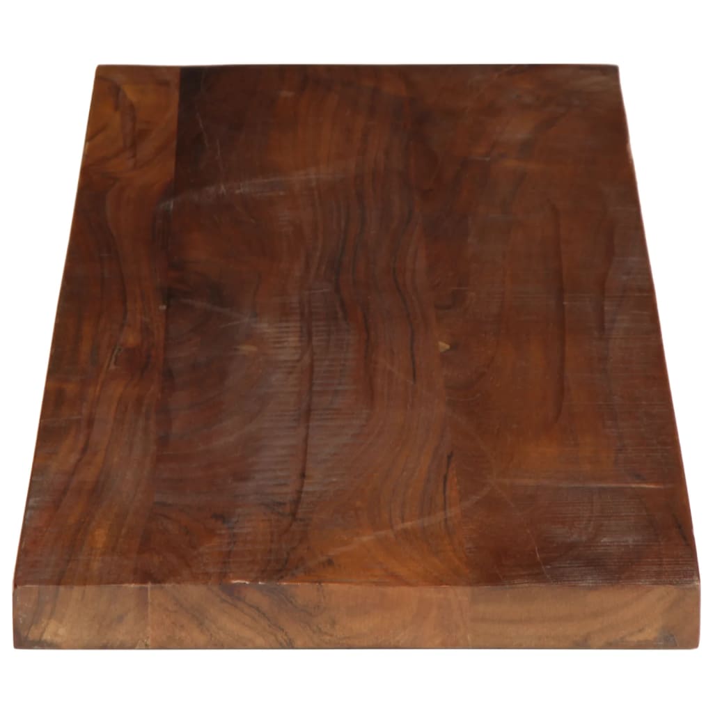 Tischplatte 90x30x3,8 cm Rechteckig Altholz Massiv