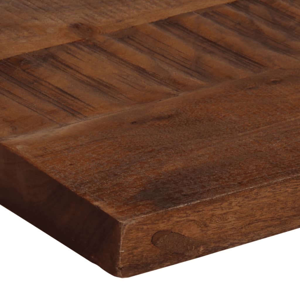 Tischplatte 110x30x3,8 cm Rechteckig Altholz Massiv