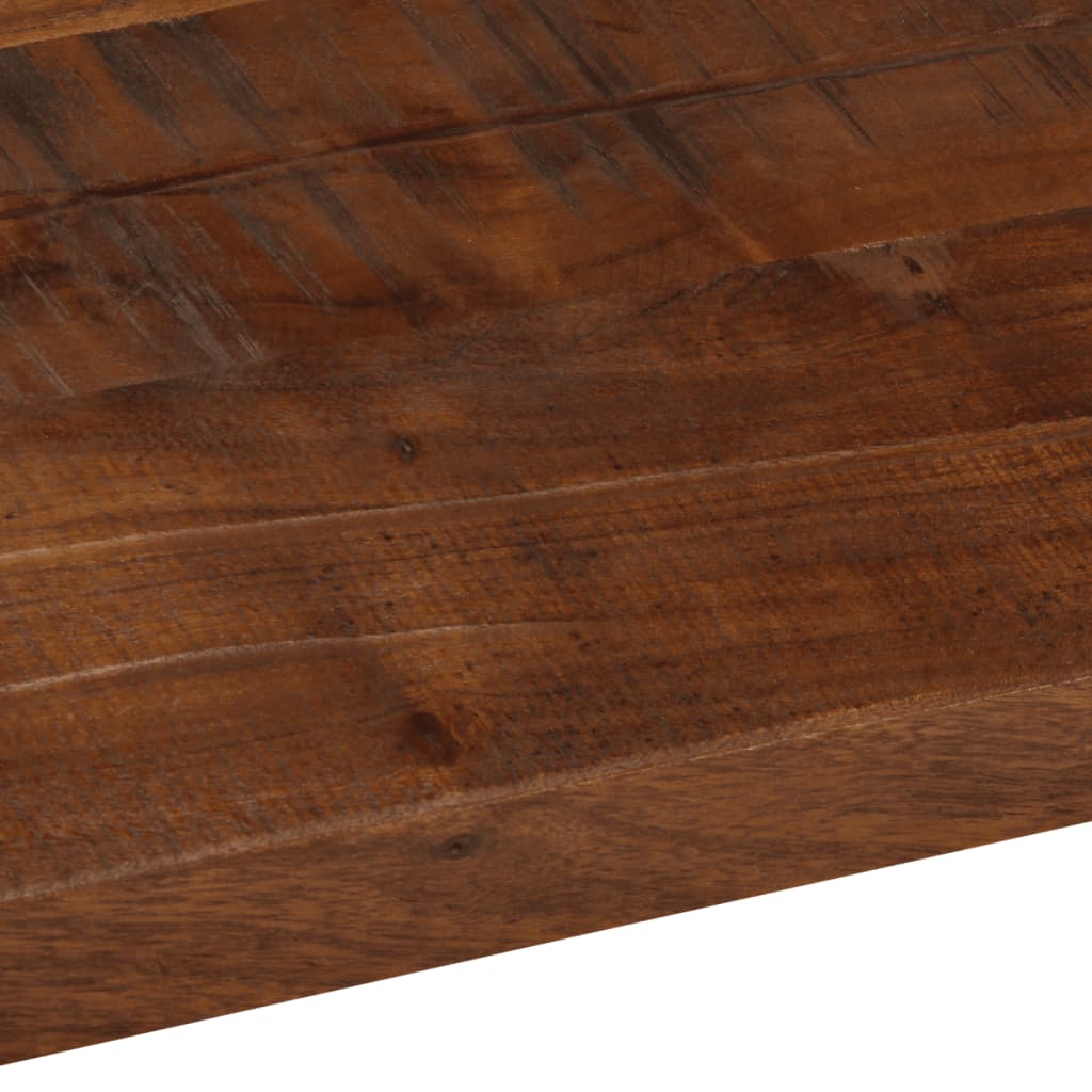 Tischplatte 110x30x3,8 cm Rechteckig Altholz Massiv
