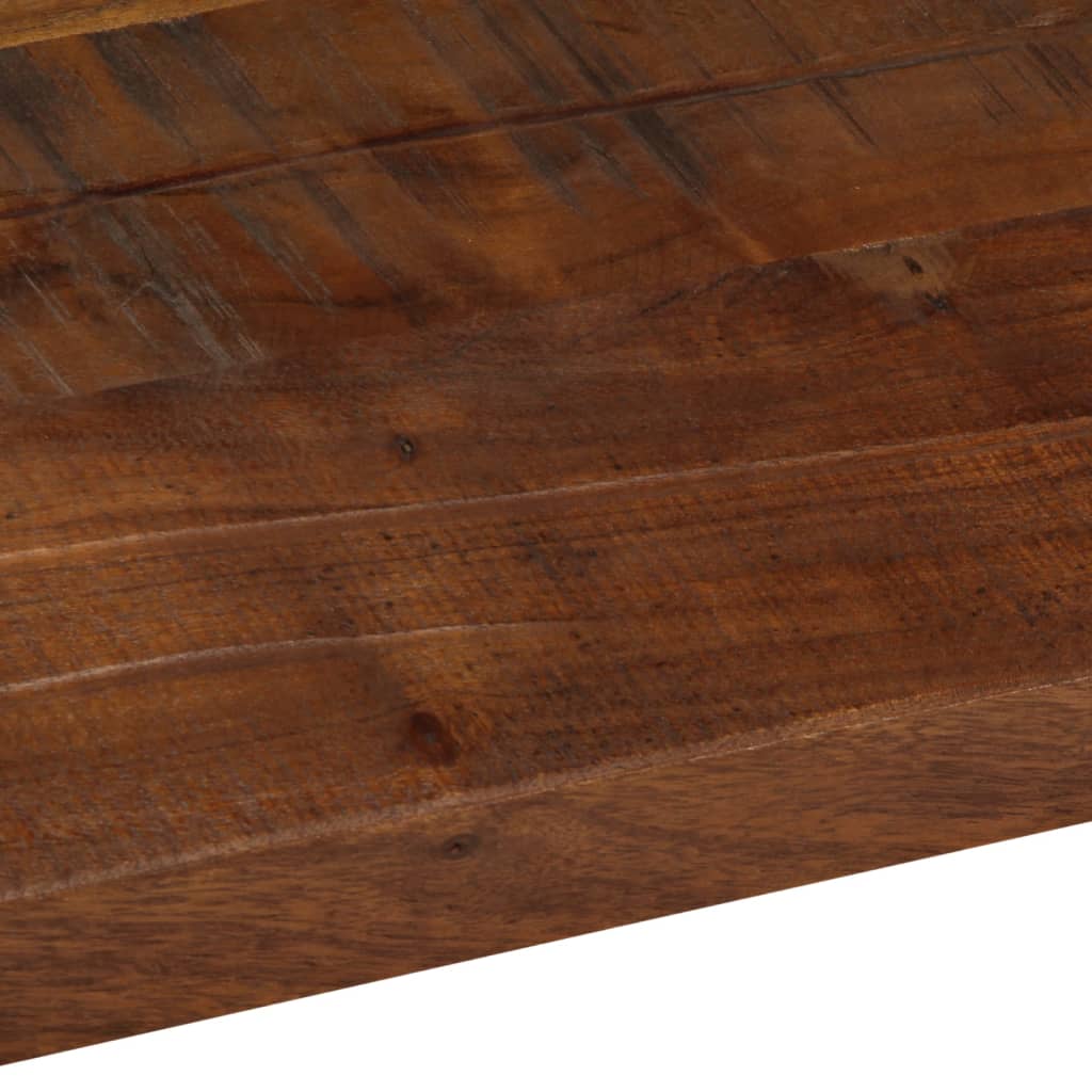 Tischplatte 100x40x3,8 cm Rechteckig Altholz Massiv