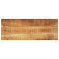 Tischplatte 90x30x2,5 cm Rechteckig Raues Massivholz Mango