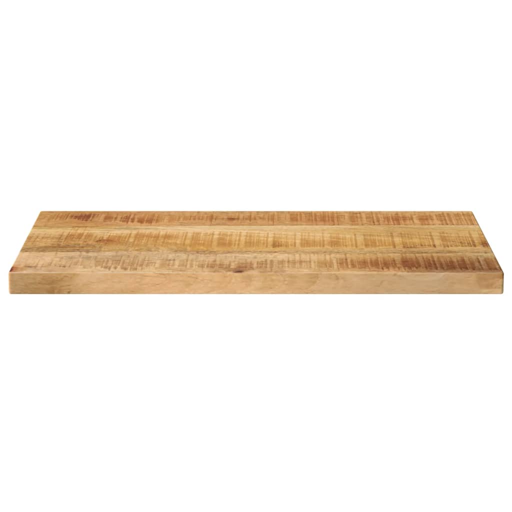 Tischplatte 60x40x2,5 cm Rechteckig Raues Massivholz Mango