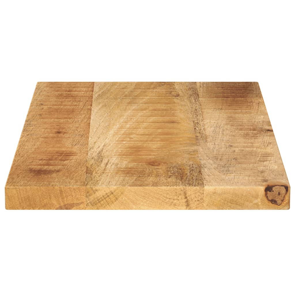 Tischplatte 60x40x2,5 cm Rechteckig Raues Massivholz Mango
