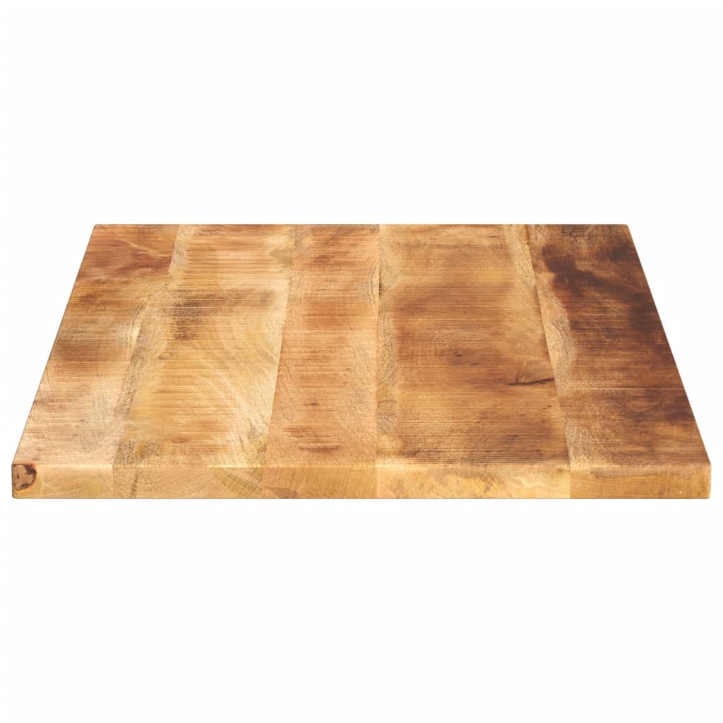 Tischplatte 120x70x2,5 cm Rechteckig Raues Massivholz Mango