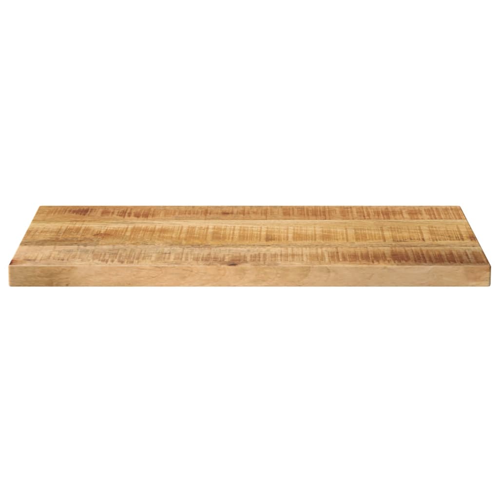 Tischplatte 50x40x3,8 cm Rechteckig Raues Massivholz Mango