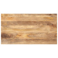 Tischplatte 110x50x2,5 cm Rechteckig Massivholz Mango
