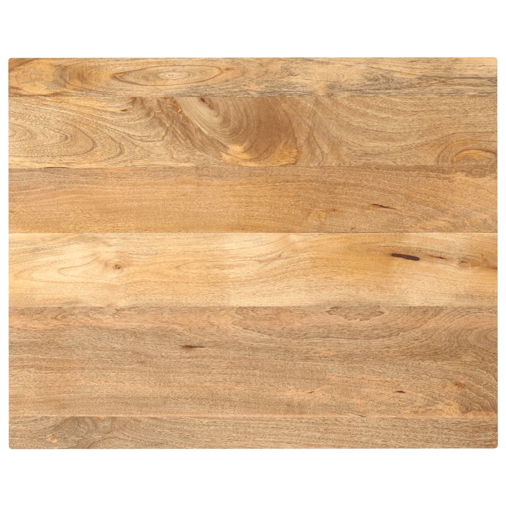 Tischplatte 100x80x2,5 cm Rechteckig Massivholz Mango