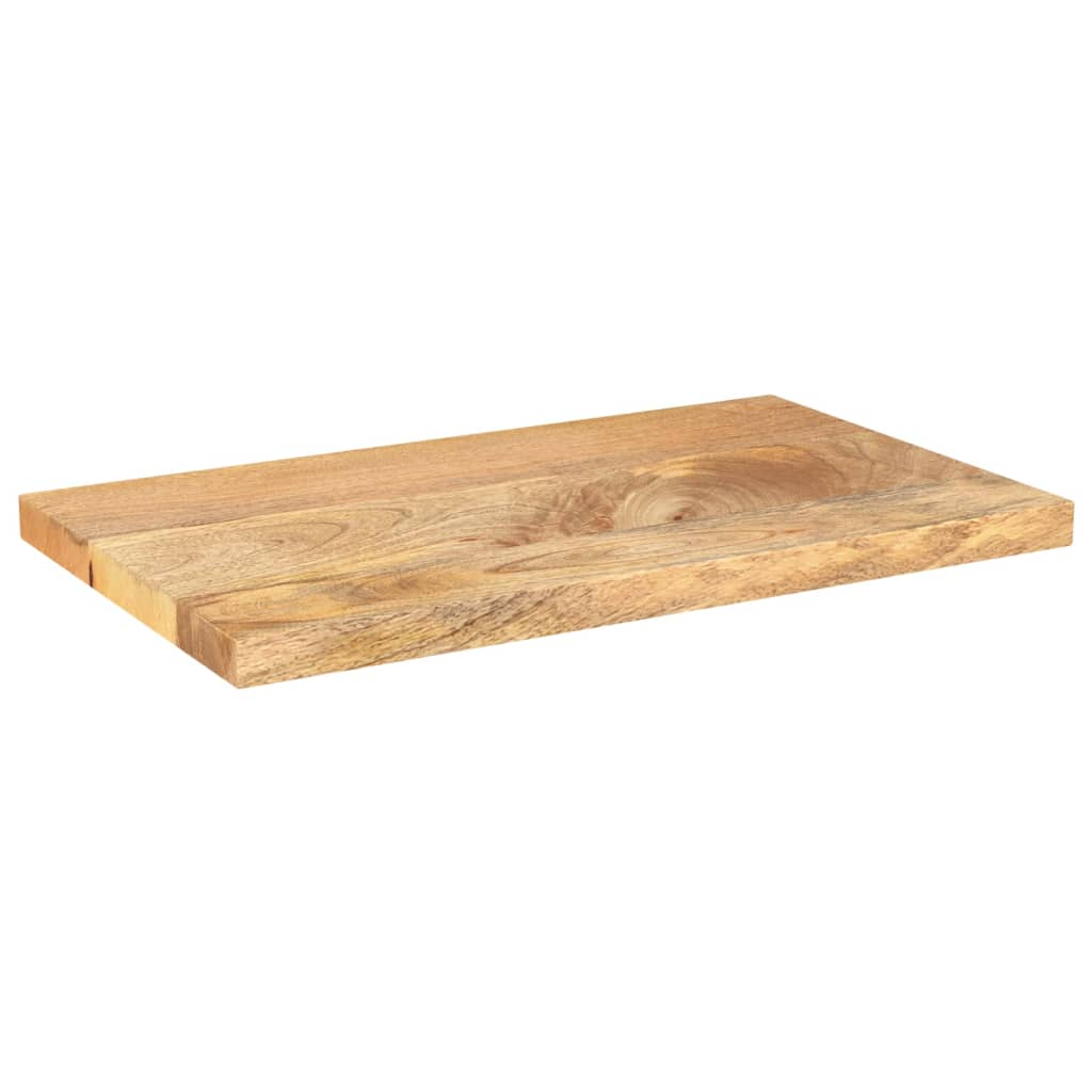 Tischplatte 50x30x3,8 cm Rechteckig Massivholz Mango